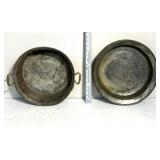 Vintage metal pans