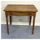 Vintage stand with one drawer and wheels