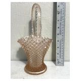 Westmorland pink hobnail glass