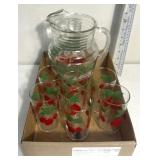 Strawberry glassware