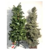 2 Christmas treemeduim to small in size