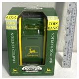 John Deere coin bank