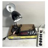 Office Lamp/ power strip/ alarm clock