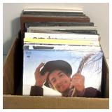 Variety of vintage unsorted records