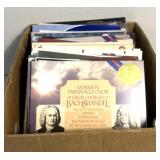 Variety of vintage unsorted records