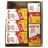 5 boxes of Aguila .22 ammo