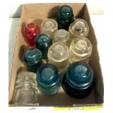 Glass electric insulators