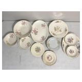 Floral dishware