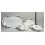 Floral dishware