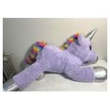 Oversized, unicorn stuffed animal