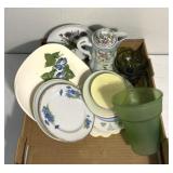 Floral pattern dishware/other glassware