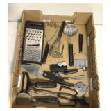 Metal kitchen utensils