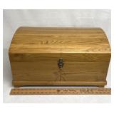 Vintage wooden trunk 25 inches wide