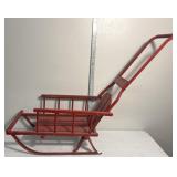 Vintage wooden sled