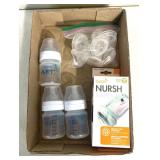 Phillips avent Bottles & nursh bottle (size 1)