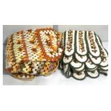 2 fall throw blankets