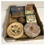 Vintage sewing baskets and tins