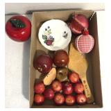 Variety of Apple themed decor