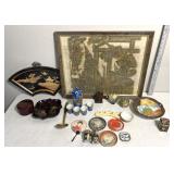 Japanese themed dragon ware, prints, & decor