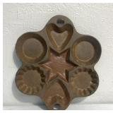 Cast iron muffin pan