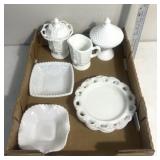 Decorative Milk glassware