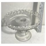 Glass cake stand