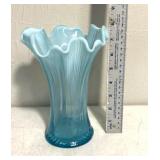 Jefferson ribbed glass vase