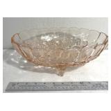 Pink depression bowl glass