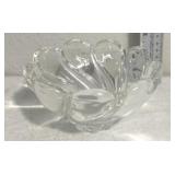 Mikasa clear crystal dish
