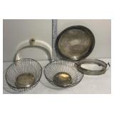 Vintage silver serviceware