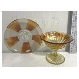 Marigold orange compote & plate