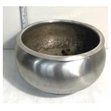 Large outdoor flower metal pot