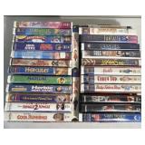 26. Disney & other kids VHS tapes.