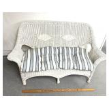 Wicker couch