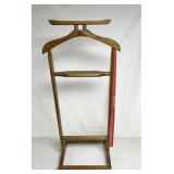 vintage wooden valet stand for organizing