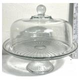 Cakes glass service stand