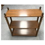 Retro wooden shelving stand 36 inches wide