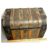 Vintage shipping trunk