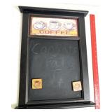 Coffee decor, chalkboard