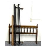 Full size headboard/adjustable frame