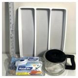 Organizer/hand VAC sealer/bunn coffee server