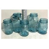 Blue Ball jars