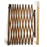 Vintage wooden safety gate