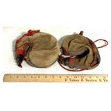 2 Spanish Bota Bag Wine/ Water Canteen Rugged