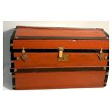 Vintage shipping trunk