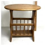 End table/magazine rack