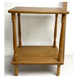 Wooden end table