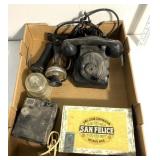Vintage telephones & other