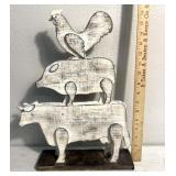 Primitive farmhouse trio