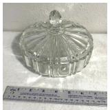 Glass candy dish with lidby ANCHOR HOCKING